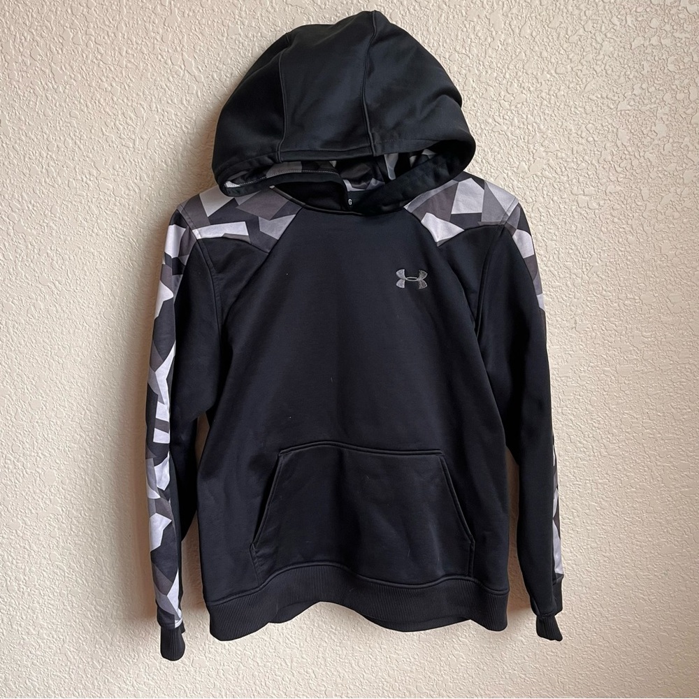 Under Armor Hoodie with Geometric Pattern on sleeves